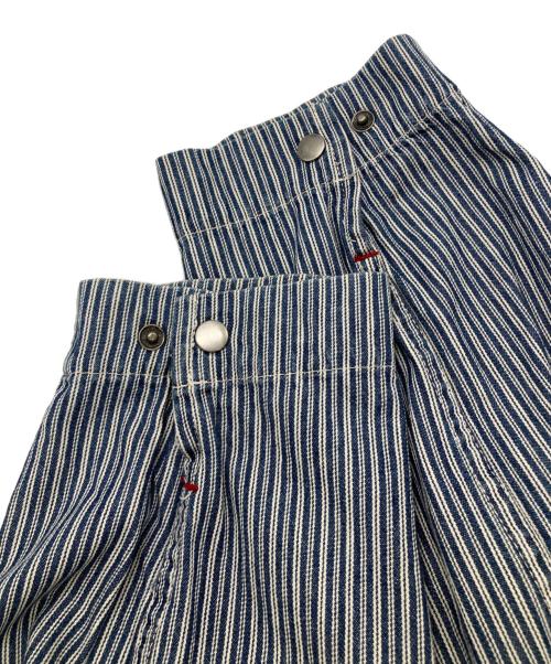 GAVIAL（ガヴィル）GAVIAL (ガヴィル) カバーオール ブルー×ホワイト サイズ:Lの古着・服飾アイテム