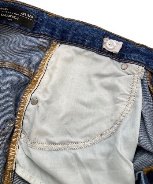 DIESEL（ディーゼル）DIESEL (ディーゼル) D-LUITEワイドデニムパンツ インディゴ サイズ:14Yの古着・服飾アイテム