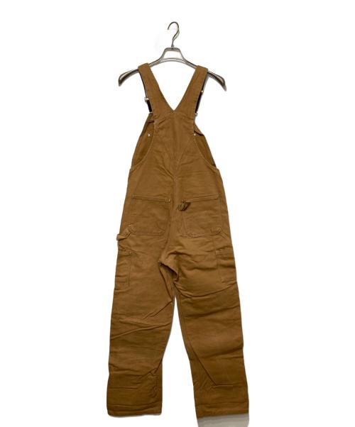 CarHartt（カーハート）CarHartt (カーハート) ダブルニーダック地オーバーオール ブラウン サイズ:32×32の古着・服飾アイテム