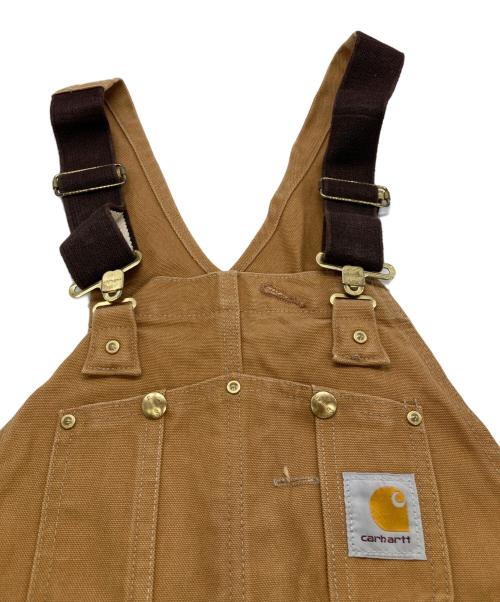 CarHartt（カーハート）CarHartt (カーハート) ダブルニーダック地オーバーオール ブラウン サイズ:32×32の古着・服飾アイテム