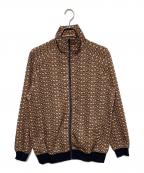 iD URBAN RESEARCHアイディー アーバンリサーチ）の古着「総柄ブルゾン」｜ブラウン