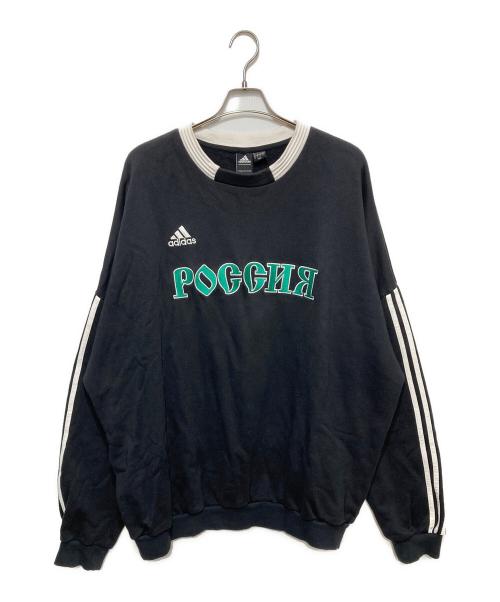 adidas（アディダス）adidas (アディダス) Gosha Rubchinskiy (ゴーシャラブチンスキー) SWEAT TOP ブラック サイズ:4XOの古着・服飾アイテム