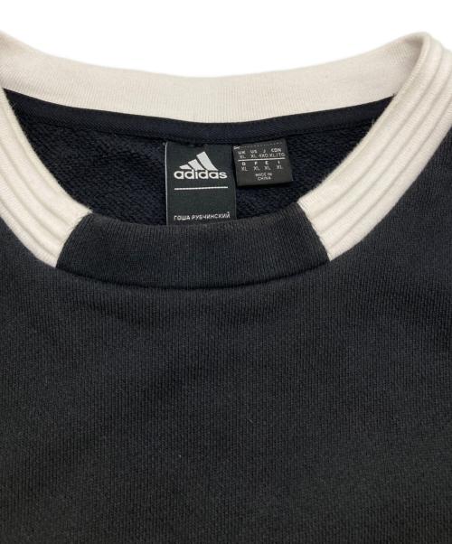 adidas（アディダス）adidas (アディダス) Gosha Rubchinskiy (ゴーシャラブチンスキー) SWEAT TOP ブラック サイズ:4XOの古着・服飾アイテム
