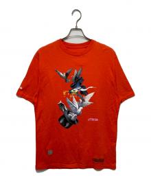 HERON PRESTON（ヘロンプレストン）の古着「Doves Print Tee」｜オレンジ