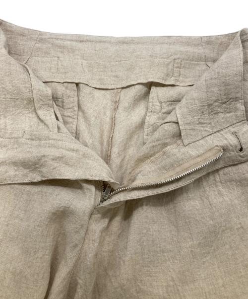 yohji yamamoto+noir（ヨウジヤマモトプリュスノアール）yohji yamamoto+noir (ヨウジヤマモトプリュスノアール) リネンパンツ ベージュ サイズ:1の古着・服飾アイテム