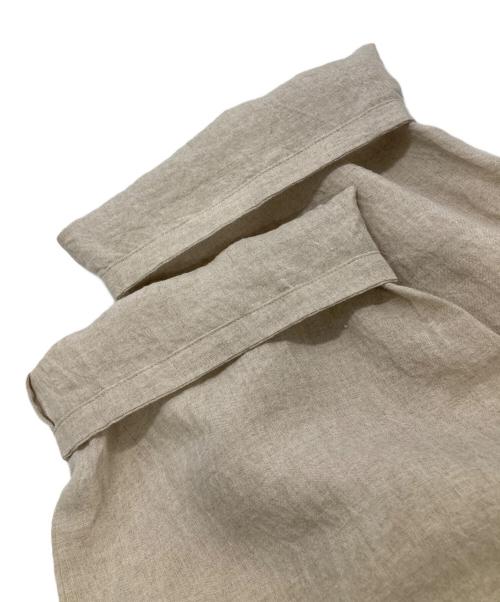 yohji yamamoto+noir（ヨウジヤマモトプリュスノアール）yohji yamamoto+noir (ヨウジヤマモトプリュスノアール) リネンパンツ ベージュ サイズ:1の古着・服飾アイテム