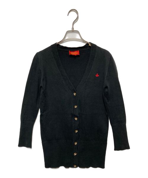 Vivienne Westwood（ヴィヴィアンウエストウッド）Vivienne Westwood (ヴィヴィアンウエストウッド) オーブボタンカーディガン ブラック サイズ:2の古着・服飾アイテム