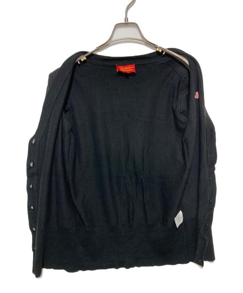 Vivienne Westwood（ヴィヴィアンウエストウッド）Vivienne Westwood (ヴィヴィアンウエストウッド) オーブボタンカーディガン ブラック サイズ:2の古着・服飾アイテム