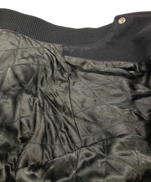 SUPREME（シュプリーム）SUPREME (シュプリーム) Delta Logo Varsity Jacket ブラック サイズ:Lの古着・服飾アイテム