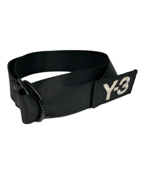 Y-3（ワイスリー）Y-3 (ワイスリー) Y-3 LOGO BELT ブラック サイズ:S 118CMの古着・服飾アイテム