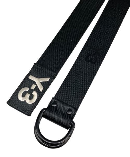 Y-3（ワイスリー）Y-3 (ワイスリー) Y-3 LOGO BELT ブラック サイズ:S 118CMの古着・服飾アイテム