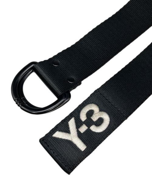 Y-3（ワイスリー）Y-3 (ワイスリー) Y-3 LOGO BELT ブラック サイズ:S 118CMの古着・服飾アイテム