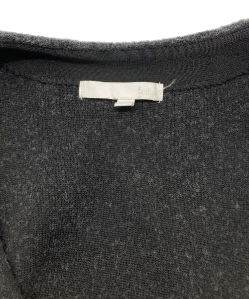 自由区（ジユウク）自由区 (ジユウク) ブークレーニット アウター グレー サイズ:38の古着・服飾アイテム