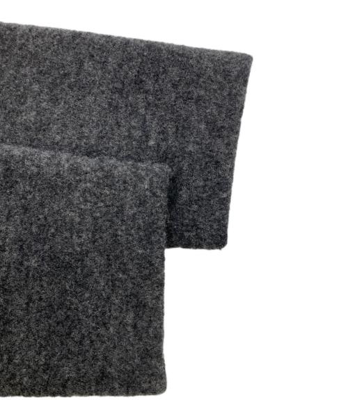 自由区（ジユウク）自由区 (ジユウク) ブークレーニット アウター グレー サイズ:38の古着・服飾アイテム