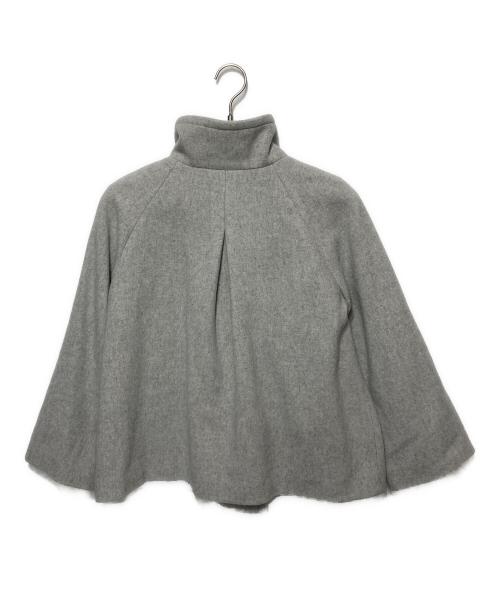 UNTITLED（アンタイトル）UNTITLED (アンタイトル) 2WAYウールショートコート グレー サイズ:２の古着・服飾アイテム