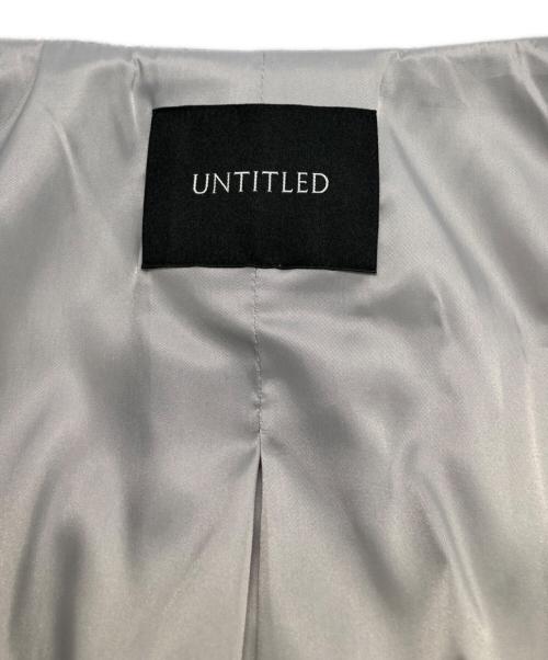 UNTITLED（アンタイトル）UNTITLED (アンタイトル) 2WAYウールショートコート グレー サイズ:２の古着・服飾アイテム