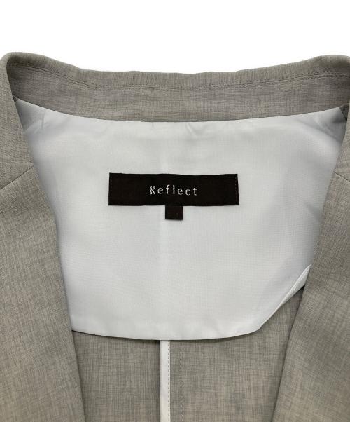 ReFLEcT（リフレクト）ReFLEcT (リフレクト) ドライタッチダブルジャケット グレー サイズ:9の古着・服飾アイテム