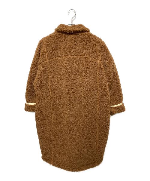 adidas（アディダス）adidas (アディダス) シェルパ ジャケット ブラウン サイズ:Lの古着・服飾アイテム