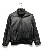 Eddie Bauerエディーバウアー）の古着「レザージャケット」｜ブラック