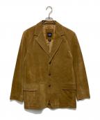 OLD GAPオールドギャップ）の古着「スウェードテーラードジャケット」｜ブラウン