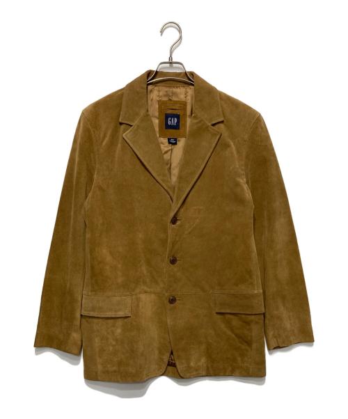 OLD GAP（オールドギャップ）OLD GAP (オールドギャップ) スウェードテーラードジャケット ブラウン サイズ:Ｍの古着・服飾アイテム