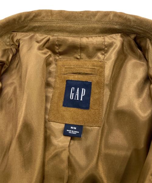 OLD GAP（オールドギャップ）OLD GAP (オールドギャップ) スウェードテーラードジャケット ブラウン サイズ:Ｍの古着・服飾アイテム