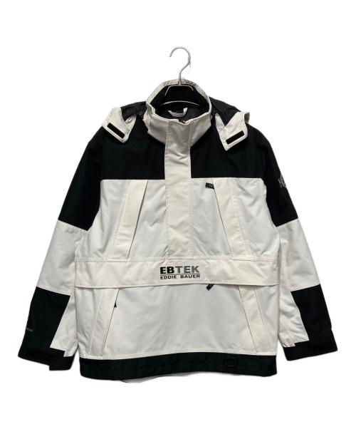 EBTEK（イービーテック）EBTEK (イービーテック) アノラックパーカー ホワイト×ブラック サイズ:Ｍ 未使用品の古着・服飾アイテム