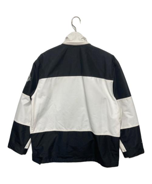 EBTEK（イービーテック）EBTEK (イービーテック) アノラックパーカー ホワイト×ブラック サイズ:Ｍ 未使用品の古着・服飾アイテム