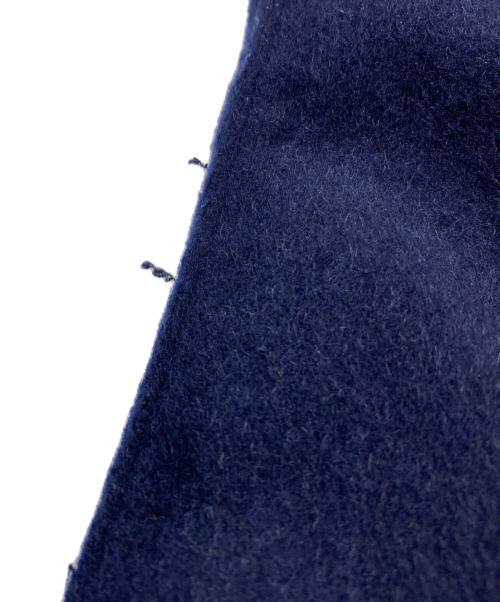 JOURNAL STANDARD relume（ジャーナルスタンダード レリューム）JOURNAL STANDARD relume (ジャーナルスタンダード レリューム) リバーシブルノーカラーウールコート ネイビー×ブルー サイズ:38の古着・服飾アイテム