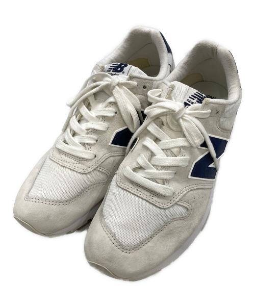 NEW BALANCE（ニューバランス）NEW BALANCE (ニューバランス) ローカットスニーカー ホワイト サイズ:26.5㎝の古着・服飾アイテム