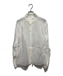 TODAYFUL（トゥデイフル）の古着「Standcollar Organdy Blouse」｜ホワイト