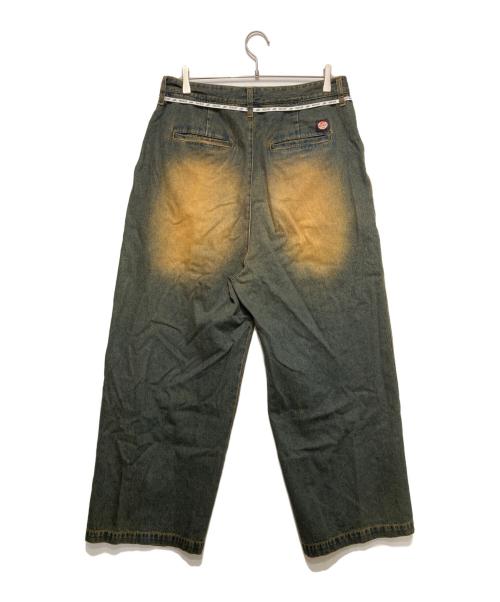 RED KAP（レッド キャップ）RED KAP (レッド キャップ) FREAK'S STORE (フリークストア) ワイドデニムパンツ ブラウン サイズ:Lの古着・服飾アイテム