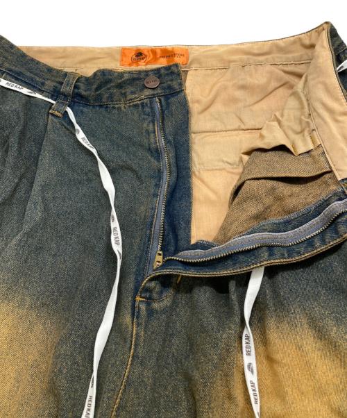 RED KAP（レッド キャップ）RED KAP (レッド キャップ) FREAK'S STORE (フリークストア) ワイドデニムパンツ ブラウン サイズ:Lの古着・服飾アイテム