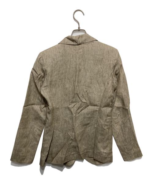 Fabiana Filippi（ファビアナフィリッピ）Fabiana Filippi (ファビアナフィリッピ) リネンテーラードジャケット ベージュ サイズ:XXSの古着・服飾アイテム