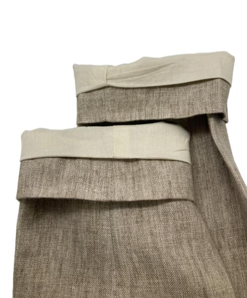 Fabiana Filippi（ファビアナフィリッピ）Fabiana Filippi (ファビアナフィリッピ) リネンテーラードジャケット ベージュ サイズ:XXSの古着・服飾アイテム