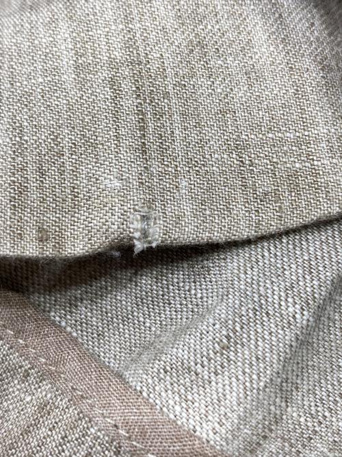 Fabiana Filippi（ファビアナフィリッピ）Fabiana Filippi (ファビアナフィリッピ) リネンテーラードジャケット ベージュ サイズ:XXSの古着・服飾アイテム