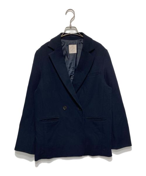 crewre（クルー）crewre (クルー) ダブルブレストツイルジャケット ネイビー サイズ:3の古着・服飾アイテム