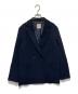 crewre（クルー）の古着「ダブルブレストツイルジャケット」｜ネイビー