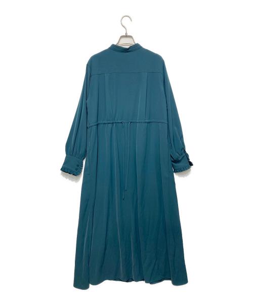 SHIPS（シップス）SHIPS (シップス) フリルワンピース ブルー サイズ:Ｍの古着・服飾アイテム