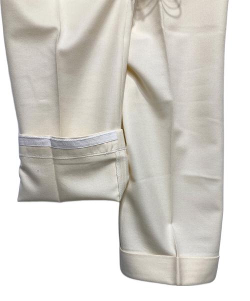 INCOTEX（インコテックス）INCOTEX (インコテックス) ウールスラックス ホワイト サイズ:48の古着・服飾アイテム