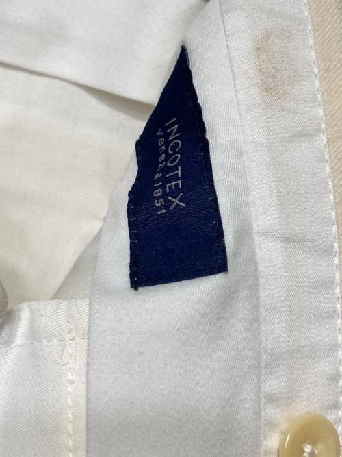 INCOTEX（インコテックス）INCOTEX (インコテックス) ウールスラックス ホワイト サイズ:48の古着・服飾アイテム
