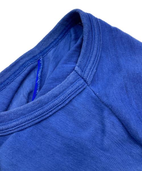 HUMAN MADE（ヒューマンメイド）HUMAN MADE (ヒューマンメイド) ロゴプリントTシャツ ブルー サイズ:XLの古着・服飾アイテム