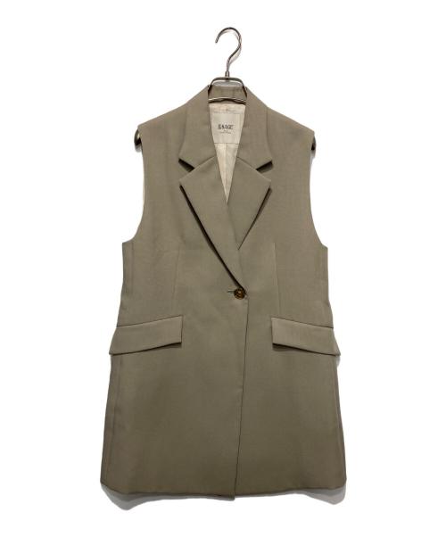 journal standard L'essage（ジャーナルスタンダード レサージュ）journal standard L'essage (ジャーナルスタンダード レサージュ) マットクロスベスト ベージュ サイズ:表記無しの古着・服飾アイテム