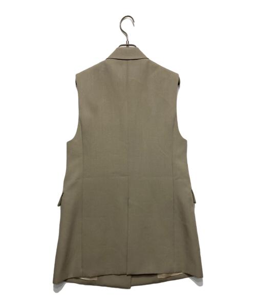 journal standard L'essage（ジャーナルスタンダード レサージュ）journal standard L'essage (ジャーナルスタンダード レサージュ) マットクロスベスト ベージュ サイズ:表記無しの古着・服飾アイテム