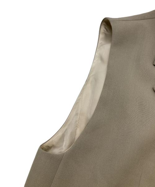 journal standard L'essage（ジャーナルスタンダード レサージュ）journal standard L'essage (ジャーナルスタンダード レサージュ) マットクロスベスト ベージュ サイズ:表記無しの古着・服飾アイテム