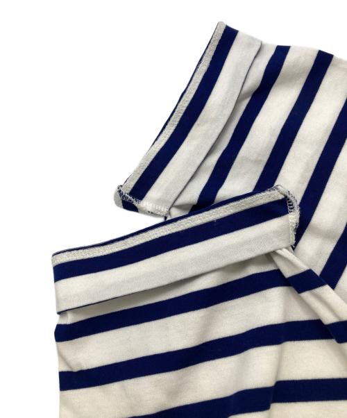 Curensology（カレンソロジー）Curensology (カレンソロジー) ボーダーカットソー ブルー×ホワイト サイズ:Fの古着・服飾アイテム