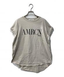 L'appartement×Americana（アパルトモン×アメリカーナ）の古着「ノースリーブカットソー」｜ベージュ
