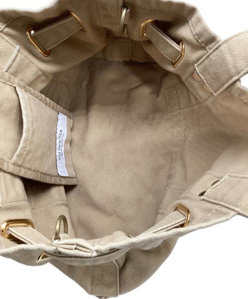 SITA PARANTICA（シータパランティカ）SITA PARANTICA (シータパランティカ) キャンバスミニトートバッグ ベージュの古着・服飾アイテム