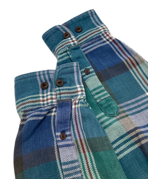 WOOLRICH（ウールリッチ）WOOLRICH (ウールリッチ) 90s チェックシャツ ブルー サイズ:2XLの古着・服飾アイテム