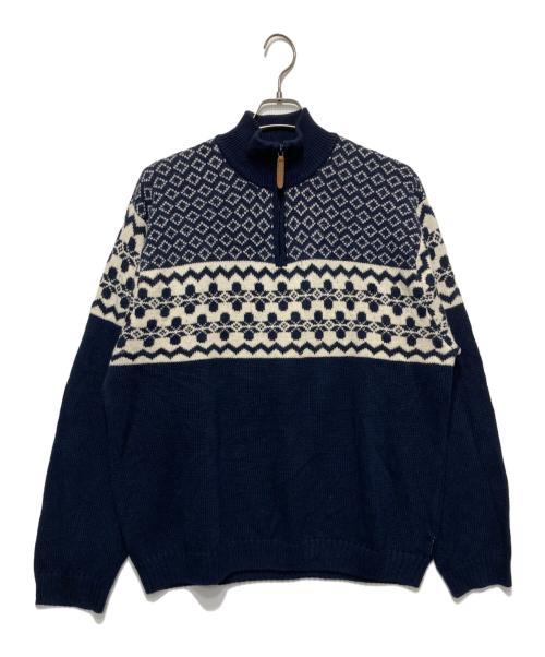 CHAPS（チャップス）CHAPS (チャップス) ノルディックハーフジップニット ネイビー サイズ:XLの古着・服飾アイテム